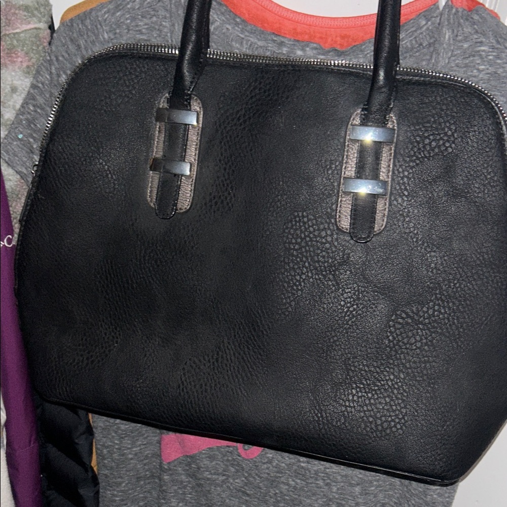 Charming Charlie Classic Zip Around Dome/Shoulder Bag